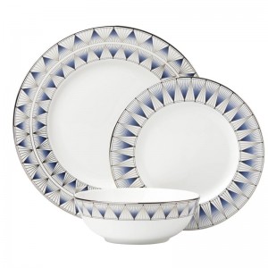 Lenox Geodesia 3 Piece Place Setting, Service for 1 LNX8362